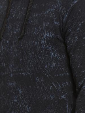 black printed hooded sweatshirt - 16716912 - Standard Image - 5