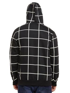 black checkered hooded sweatshirt - 16716914 - Standard Image - 3