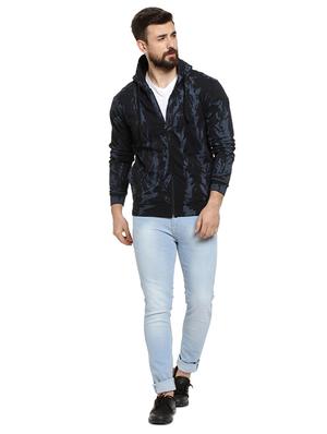 black printed hooded sweatshirt - 16716915 - Standard Image - 4