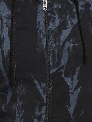black printed hooded sweatshirt - 16716915 - Standard Image - 5