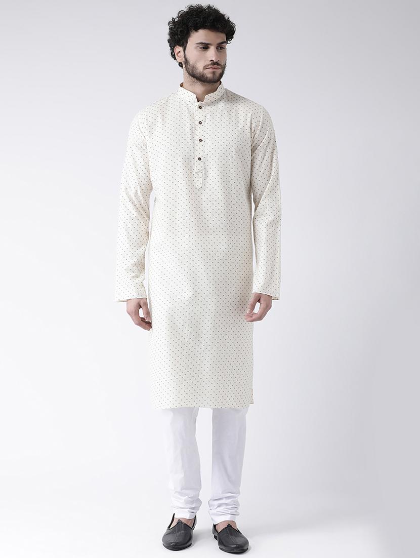yellow printed long kurta - 16717082 - Zoom Image - 1