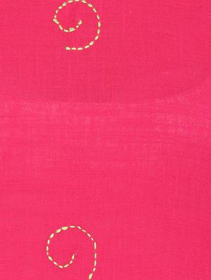 fuchsia solid straight kurta - 16717120 - Standard Image - 4