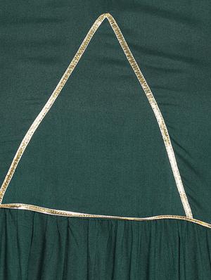 gota work tiered kurta - 16717126 - Standard Image - 4