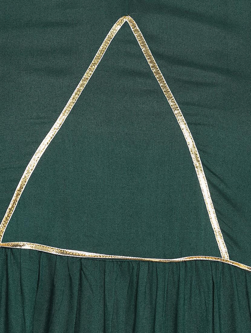 gota work tiered kurta - 16717126 - Zoom Image - 4