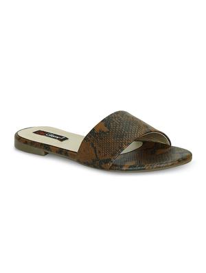 brown slip on sandals - 16717331 - Standard Image - 2