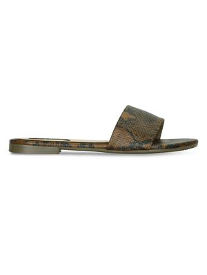 brown slip on sandals - 16717331 - Standard Image - 3