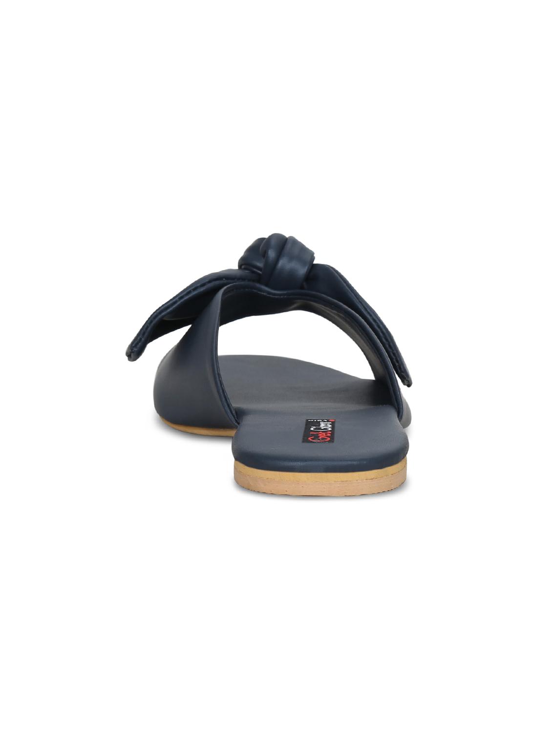 navy slip on sandals - 16717333 - Zoom Image - 4