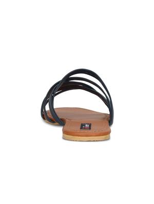 navy slip on sandals - 16717343 - Standard Image - 4
