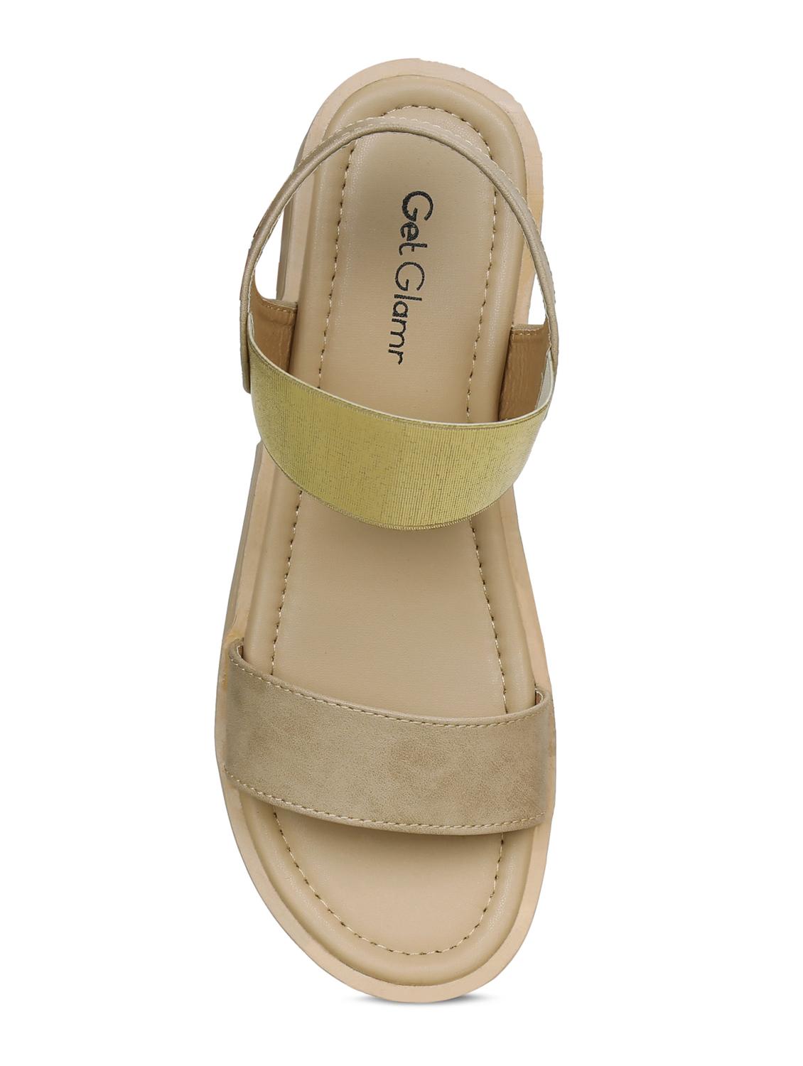 beige back strap sandals - 16717344 - Zoom Image - 5