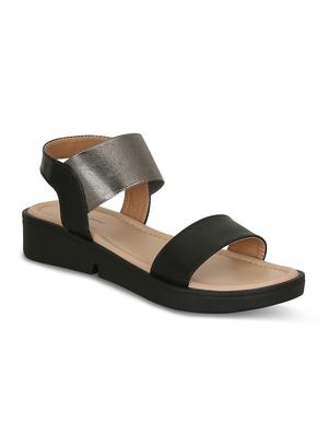 black back strap sandals - 16717345 - Standard Image - 2