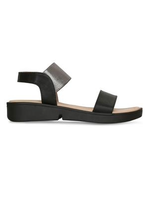 black back strap sandals - 16717345 - Standard Image - 3