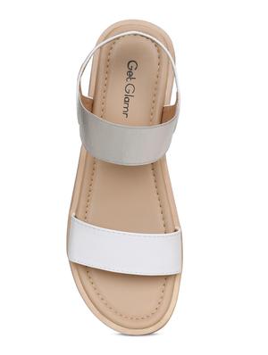 white back strap sandals - 16717348 - Standard Image - 5