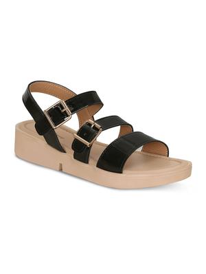 black back strap sandals - 16717349 - Standard Image - 2