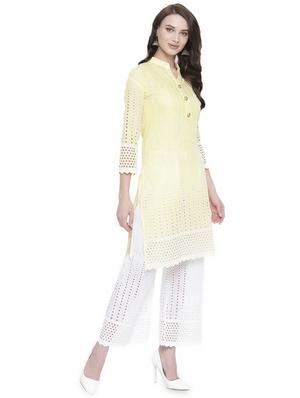 chikankari kurta palazzo set - 16717357 - Standard Image - 2