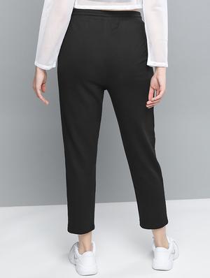 drawstring waist solid track pant - 16717588 - Standard Image - 3