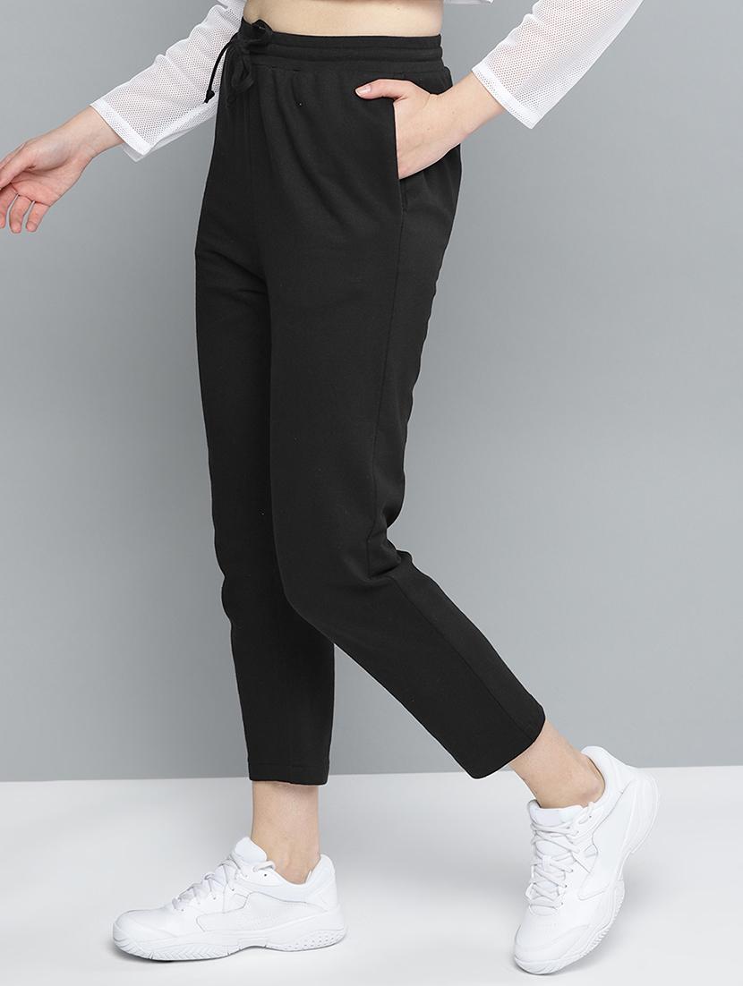 drawstring waist solid track pant - 16717588 - Zoom Image - 2
