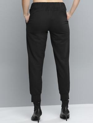 drawstring waist solid joggers - 16717589 - Standard Image - 3