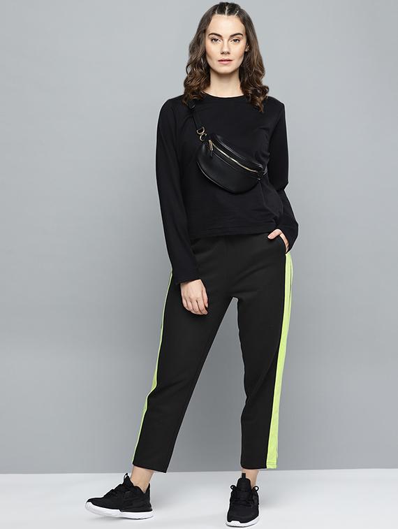 drawstring waist side taped track pant - 16717590 - Zoom Image - 4