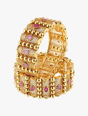 gold plated bangle - 16717597 - Standard Image - 2