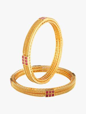 pink gold tone plated bangle - 16717598 - Standard Image - 2