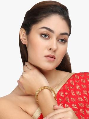 pink gold tone plated bangle - 16717598 - Standard Image - 4