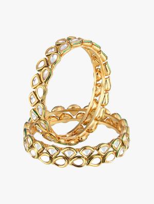 gold plated bangle - 16717602 - Standard Image - 2