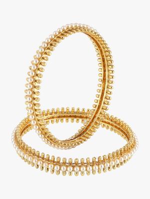 gold plated bangle - 16717603 - Standard Image - 2