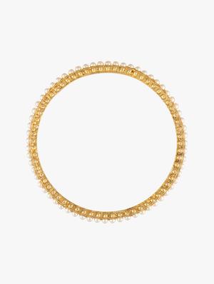 gold plated bangle - 16717603 - Standard Image - 3