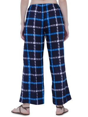 high rise checkered palazzo - 16717618 - Standard Image - 3