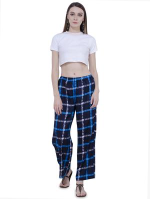 high rise checkered palazzo - 16717618 - Standard Image - 4