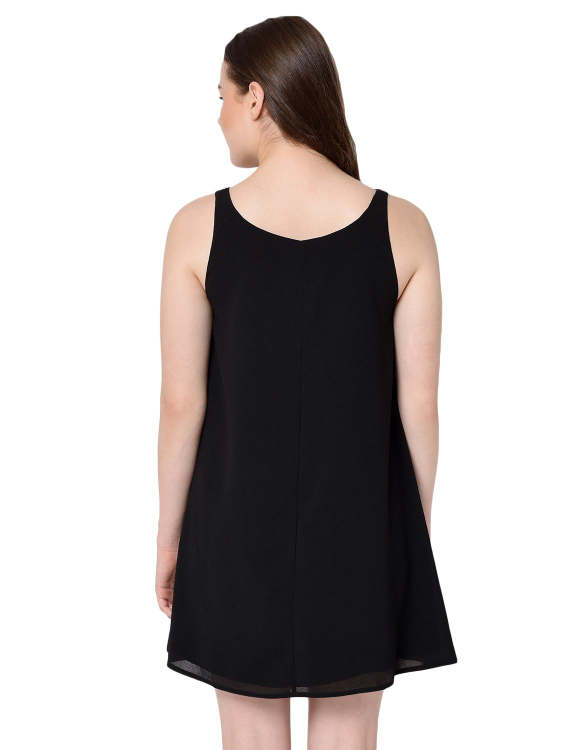 embellished neck a-line dress - 16717628 - Zoom Image - 3