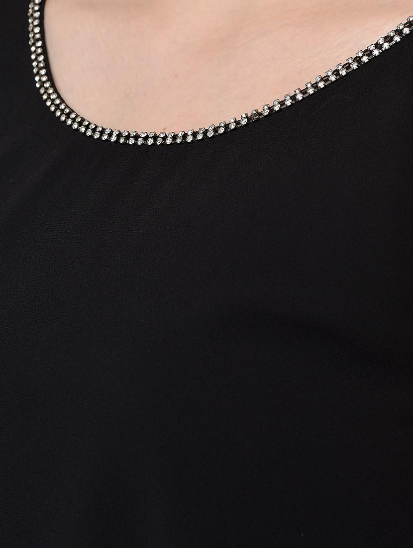 embellished neck a-line dress - 16717628 - Zoom Image - 5