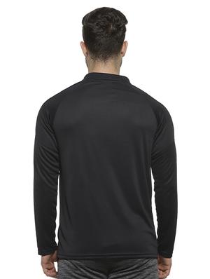 black printed polo t-shirt - 16717636 - Standard Image - 3