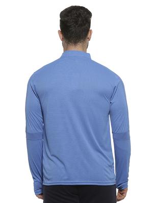 blue striped thumb hole t-shirt - 16717638 - Standard Image - 3