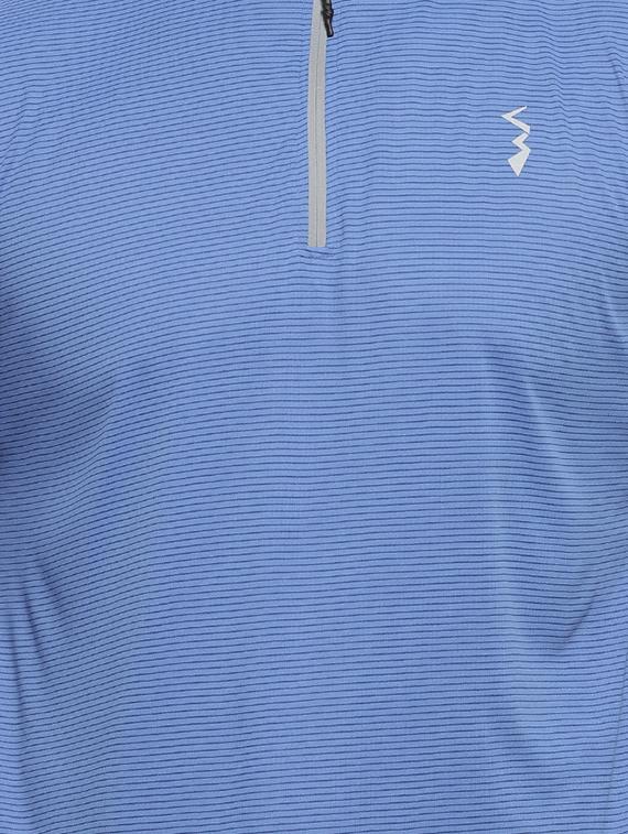 blue striped thumb hole t-shirt - 16717638 - Zoom Image - 5