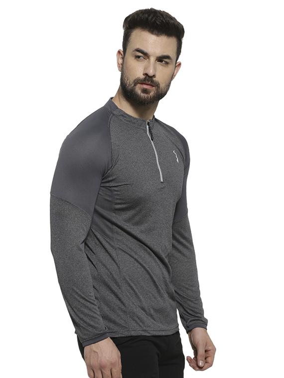grey solid t-shirt - 16717640 - Zoom Image - 2