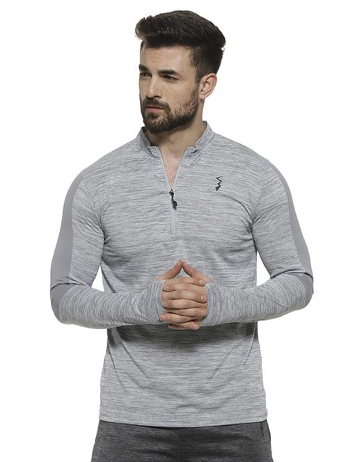 grey solid t-shirt - 16717641 - Standard Image - 1