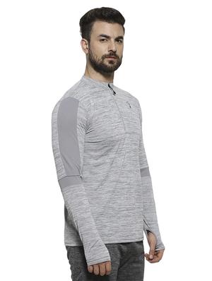 grey solid t-shirt - 16717641 - Standard Image - 2