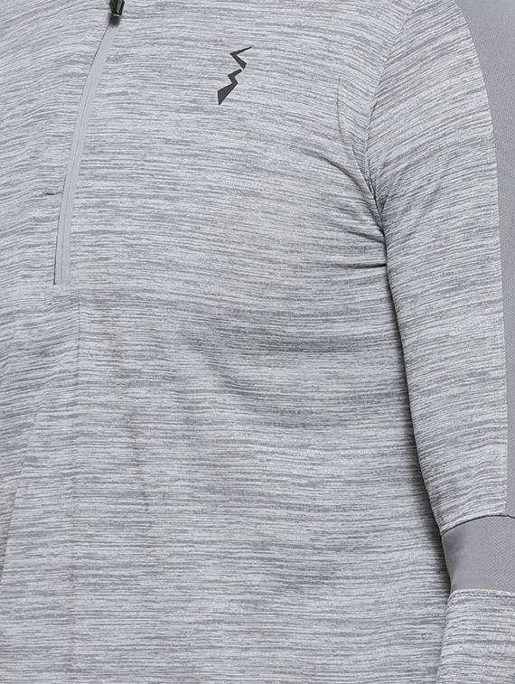 grey solid t-shirt - 16717641 - Zoom Image - 5