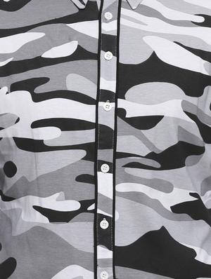 grey camouflage printed casual shirt - 16717643 - Standard Image - 5