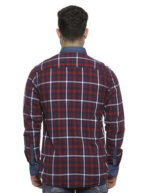 red checkered casual shirt - 16717653 - Standard Image - 3