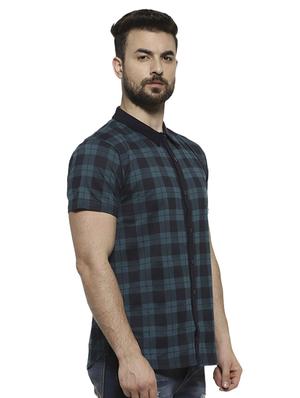 green checkered casual shirt - 16717655 - Standard Image - 2