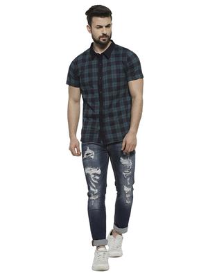 green checkered casual shirt - 16717655 - Standard Image - 4