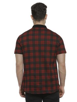 red checkered casual shirt - 16717656 - Standard Image - 3