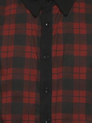 red checkered casual shirt - 16717656 - Standard Image - 5