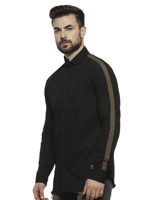 black taped casual shirt - 16717661 - Standard Image - 2