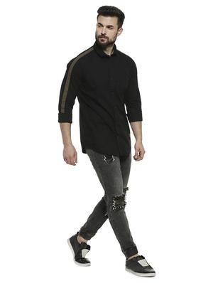 black taped casual shirt - 16717661 - Standard Image - 4