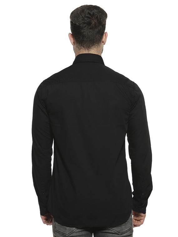 black taped casual shirt - 16717661 - Zoom Image - 3