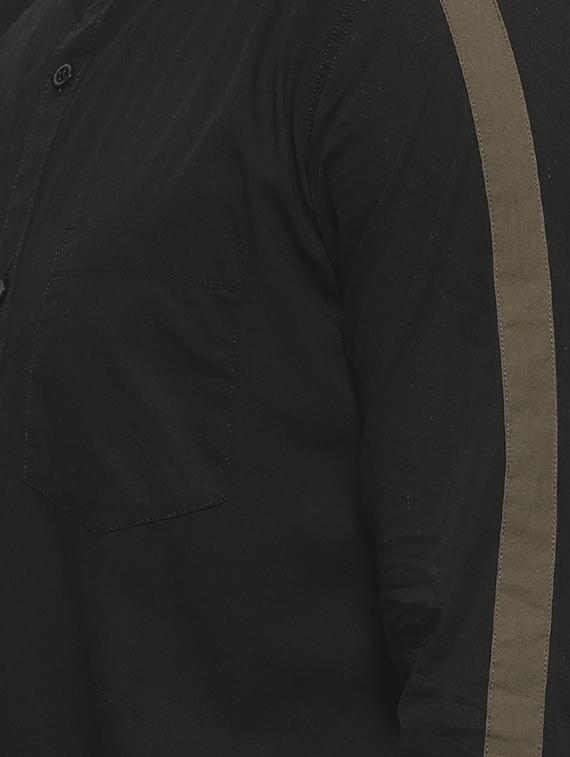 black taped casual shirt - 16717661 - Zoom Image - 5