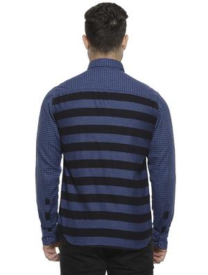 blue checkered casual shirt - 16717666 - Standard Image - 3